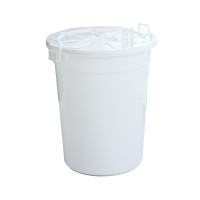 小海牛 加厚食用级带盖特大水桶 90桶加厚带盖白色约121斤水