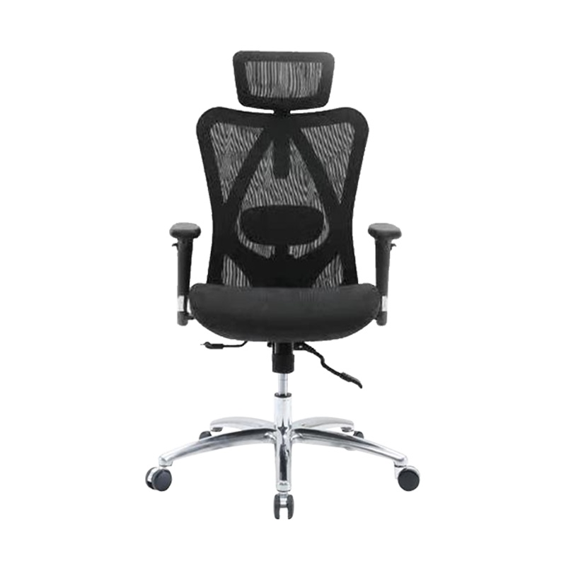 [理政]办公椅 电脑椅 员工椅 职员椅 网布椅 会议椅 人体工学带头枕可升降带滚轮