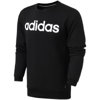 【自营】adidas阿迪达斯NEO男装圆领运动休闲卫衣DM4278 L DM4278黑色