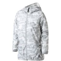 【自营】adidas阿迪达斯女子外套夹克跑步防风休闲运动服CV4879 M CV4879灰色
