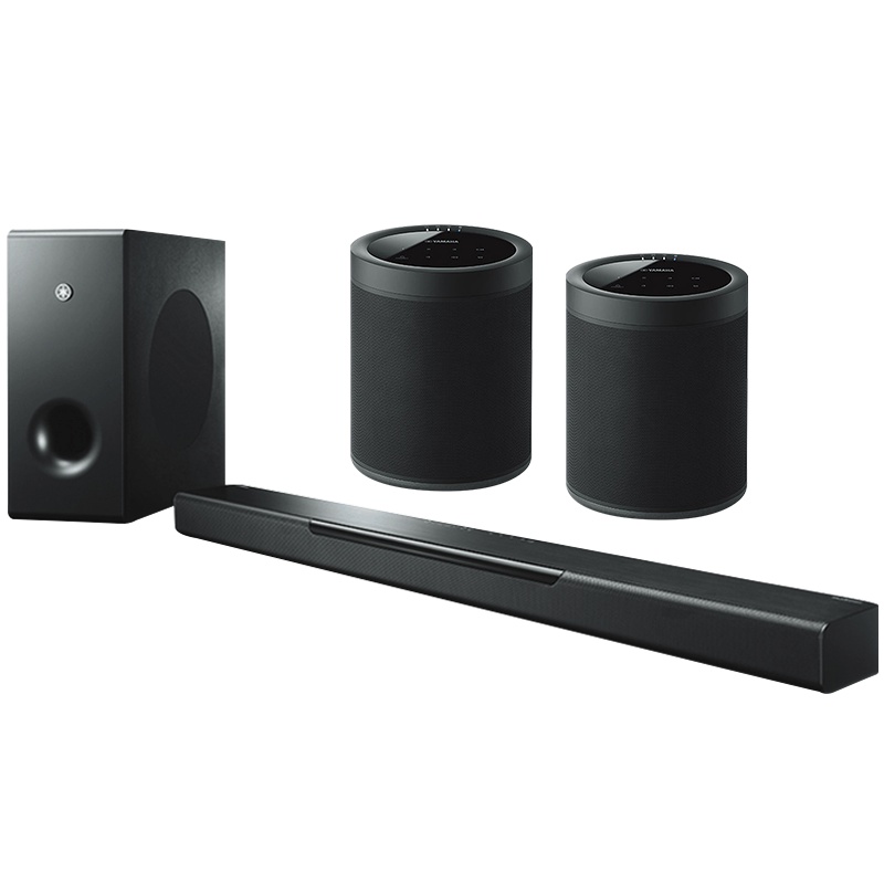雅马哈(YAMAHA)YAS-408+WX-021回音壁5.1家庭影院蓝牙WIFI音箱家用客厅无线环绕套装
