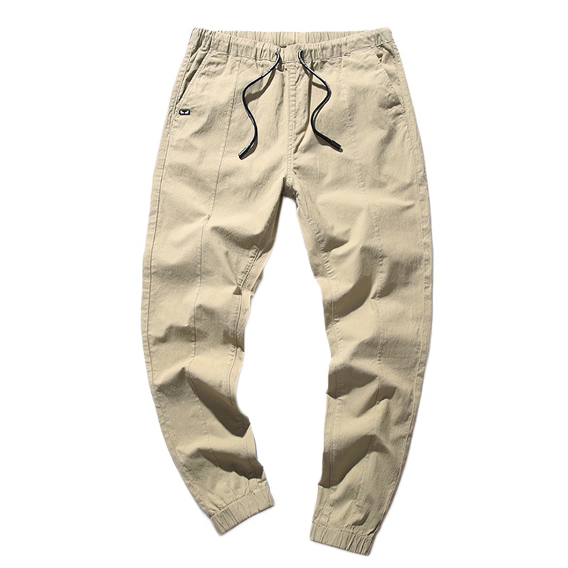 2021春夏新款弹力休闲裤男宽松直筒高腰男士休闲裤薄款商务休闲男装长裤子大码胖哥男裤子
