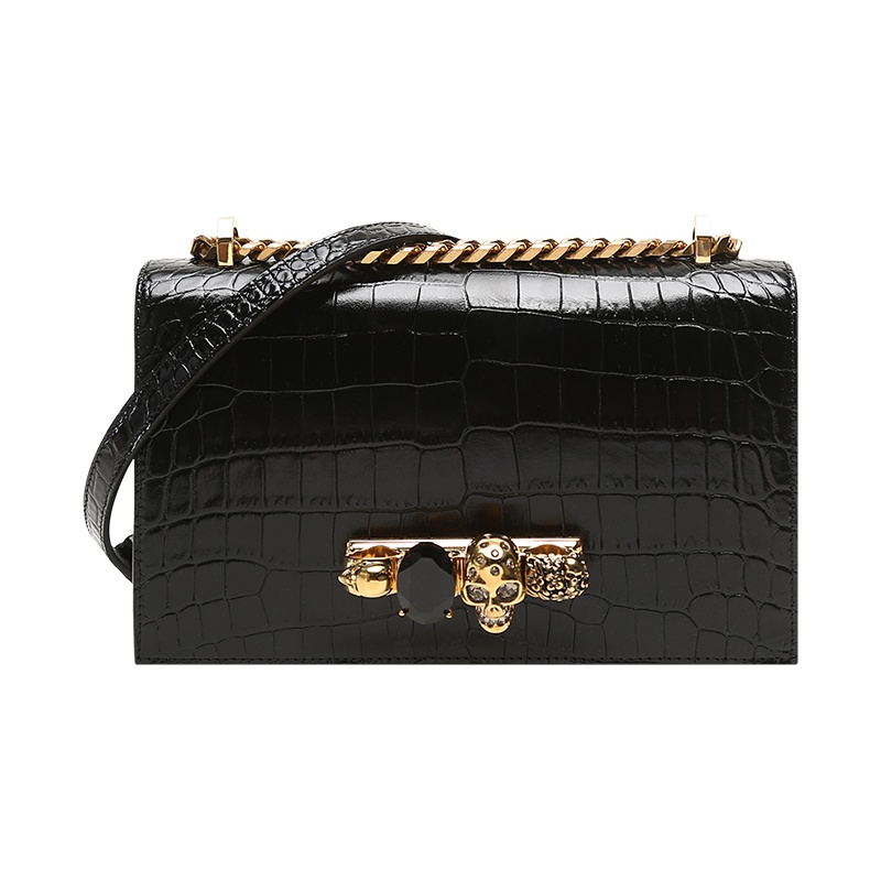 亚历山大·麦昆 ALEXANDER MCQUEEN 女士牛皮革手提单肩斜挎包554128 1HB0T