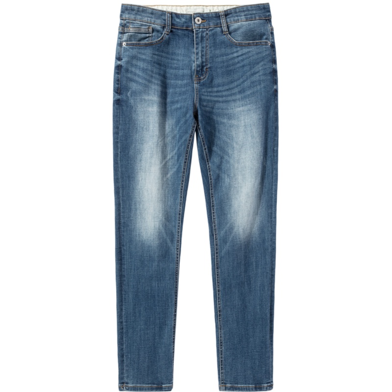 【满198减100预估价：85】森马牛仔裤男修身小脚男士春季新款牛仔长裤时尚百搭休闲裤子男生