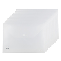 得力 5501文件袋(10只)(透明)