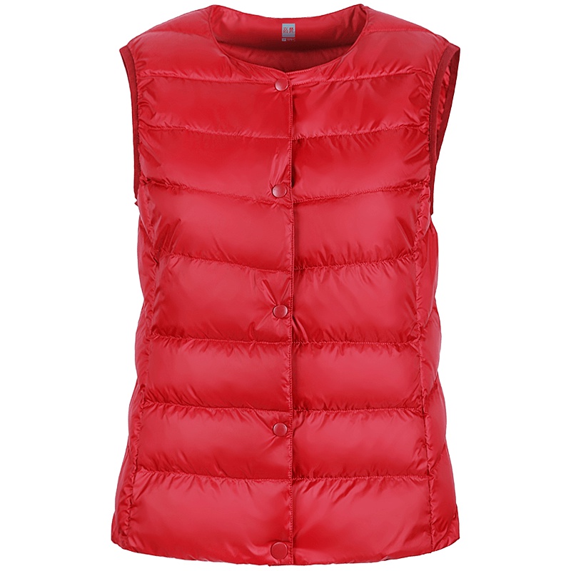 高梵(GOLDFARM)秋冬时尚短款秋冬保暖女士羽绒服马甲