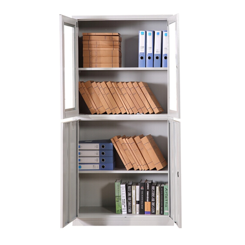 选兴 文件柜 钢制办公柜 铁皮资料柜 灰白色