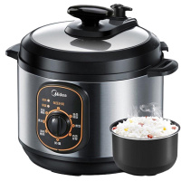 美的电压力锅家用4L升旋扭式机械老款智能迷你电高压饭锅3-4-5人精美外观设 耐用内胆多功能 电压力锅 大容量家用 高品