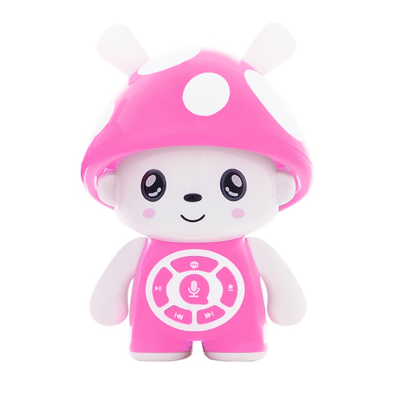 奥多拉萌兔早教故事机粉色 支持2.4G频段WiFi 支持TF卡