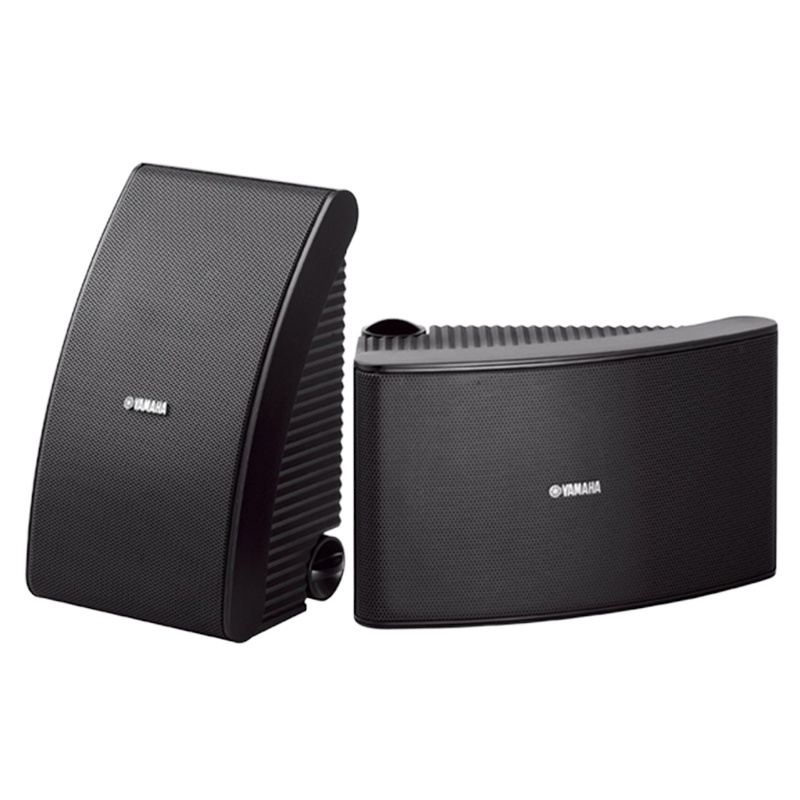 雅马哈(YAMAHA) NS-AW592 无源音箱 2.0声道环绕音箱 壁挂式家用音响设备(黑色一对) AV音箱