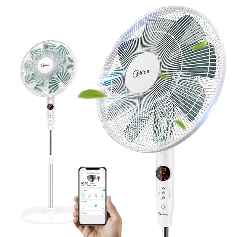 美的(Midea) 电风扇 FS40-16FRA智能WIFI遥控家用办公室台式落地扇