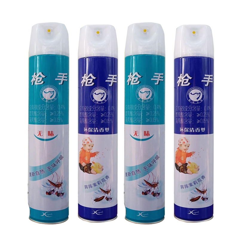 杀虫气雾剂 家用喷雾剂750ml无味清香型灭蚊子蝇子蚂蚁蟑螂药 24瓶/件