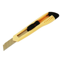 得力deli2003 美工刀手动锁大号通用办公家具美工刀裁纸刀 （10个）