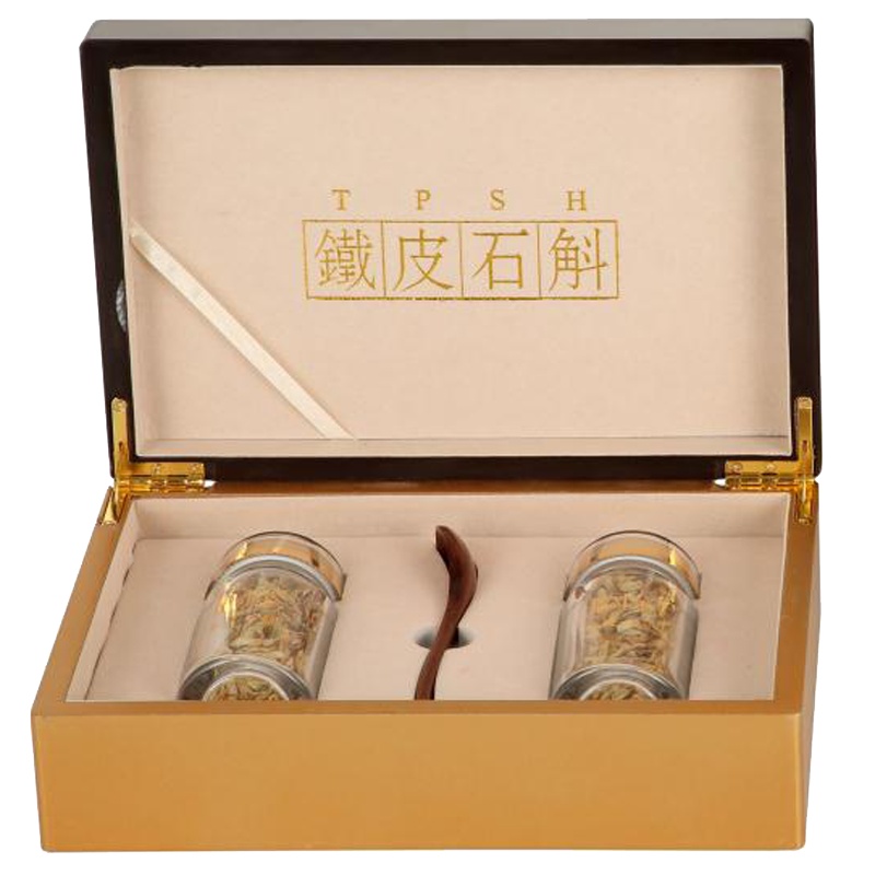 糯寸金铁皮石斛切片3年生仿野生可磨粉米斛干条20g送礼盒装