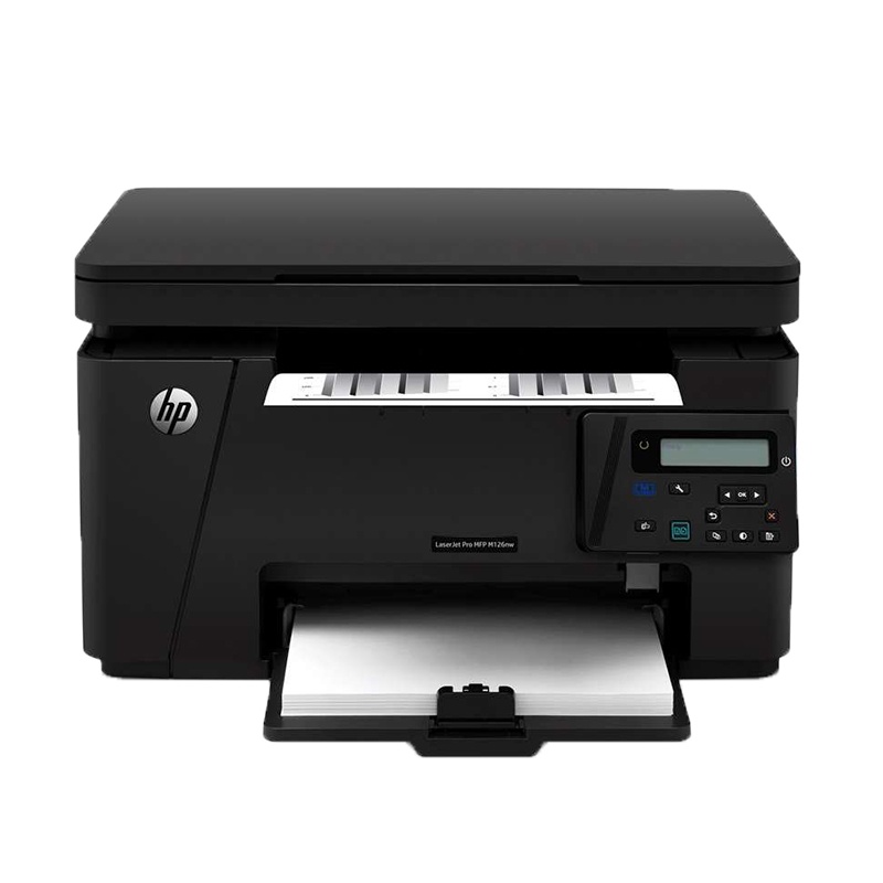 惠普(HP)M126nw 黑白激光多功能一体机(打印 复印 扫描)有线无线
