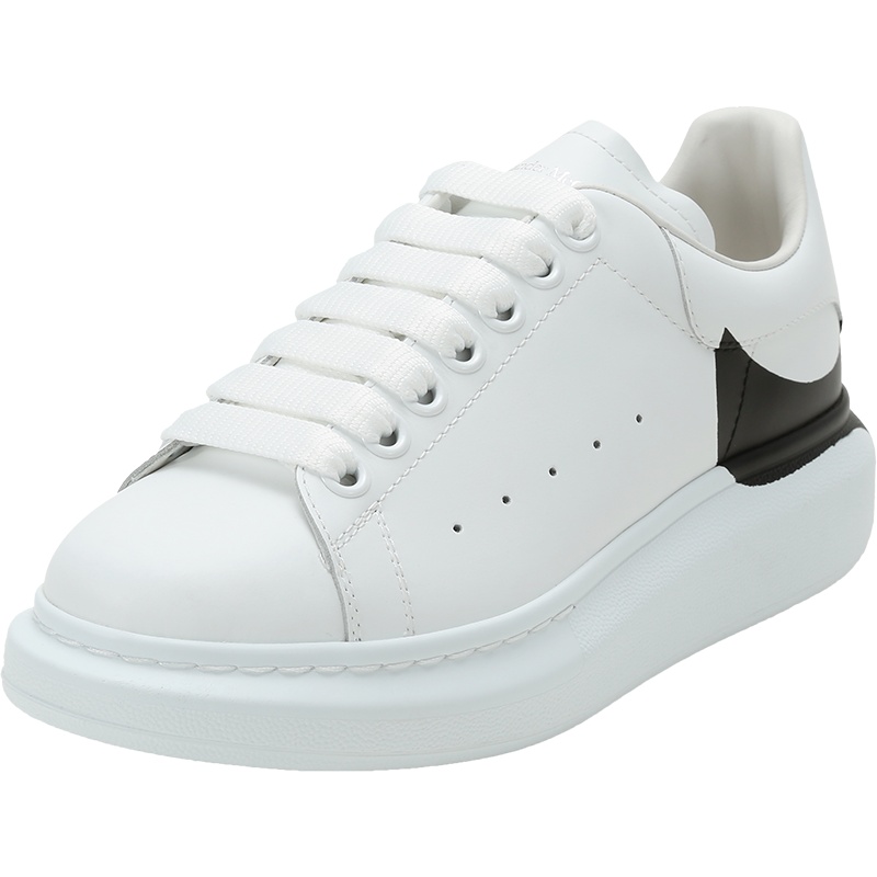ALEXANDER MCQUEEN 亚历山大·麦昆 女士 牛皮系带休闲运动鞋小白鞋 650789 WHZ4U