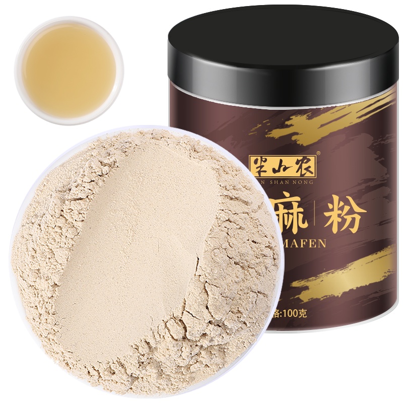 半山农 天麻粉 云南昭通天麻超细粉天麻片 100克/瓶 配小勺