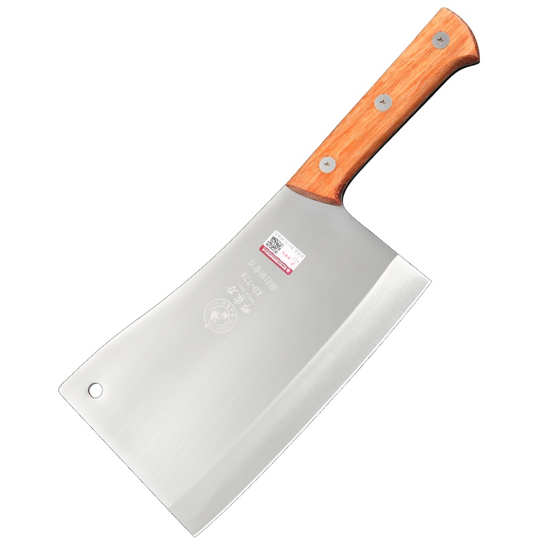 邓家刀 锻打不锈钢商用重大斩骨刀 KD-778骨头刀菜刀厨房刀具手工锻打商用切骨刀斩骨刀剁骨刀