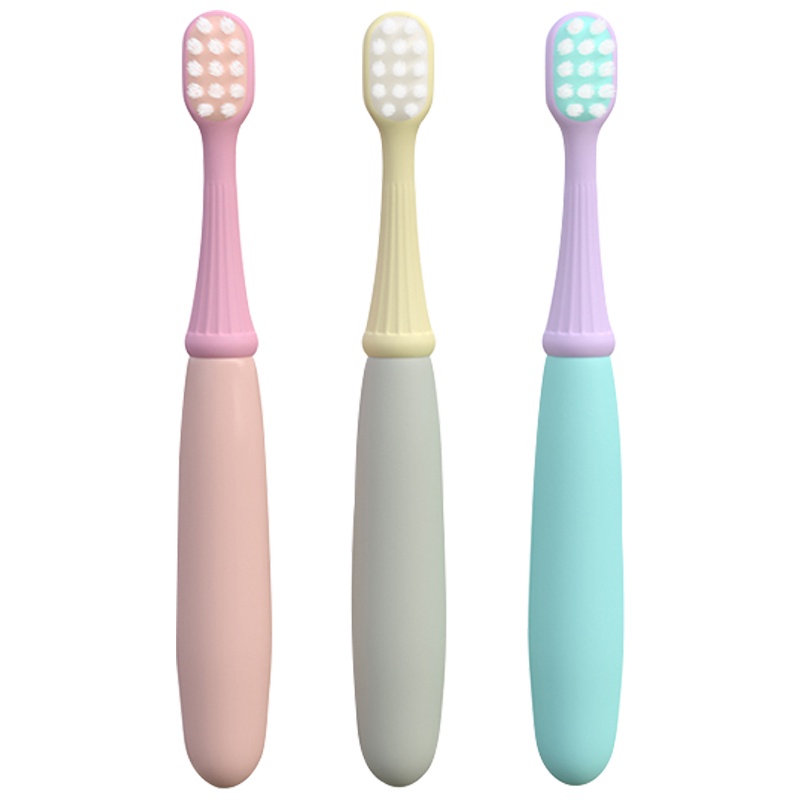 小浣熊(Coati)儿童牙刷软毛超细 2岁-5岁婴幼儿乳牙一岁半宝宝 小头口腔清洁 男孩女孩卡通