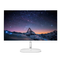 AOC 24V3H 23.8英寸IPS液晶屏幕电脑显示器75HZ电竞游戏台式办公便携式HDMI 皓月白