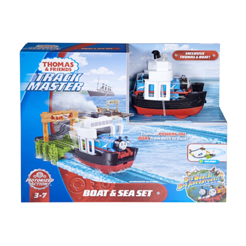 托马斯&朋友Thomas&Friends托马斯轨道系列之海洋历险记套装 动漫玩具 FJK49