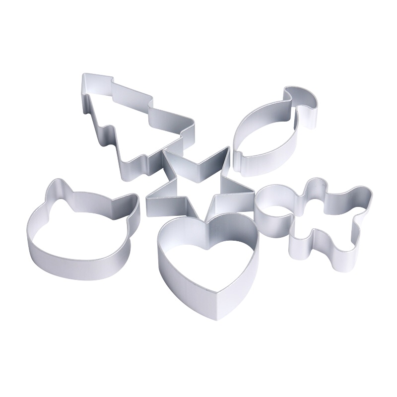 拜杰（Baijie）饼干模具 卡通饼干模具六件套 烘焙工具DIY点心模具 蛋糕模具