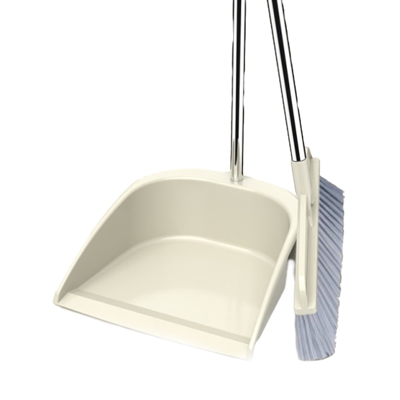 [砳石]家用 扫把簸箕套装组合 小号米色 两件起拍