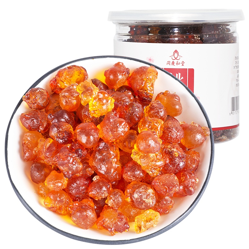 同庆和堂 桃胶 桃花泪 250克/瓶 胶精选桃胶小颗粒 可搭配雪燕皂角米组合 免洗易泡发