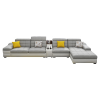 徘徊生活 简约现代布艺沙发客厅组合套装轻奢型大小户型北欧风格