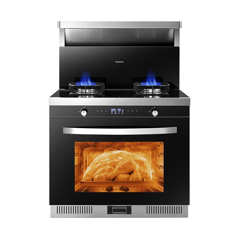 长虹(CHANGHONG)带烤箱集成灶侧吸油烟机燃气灶套装 JJZT-H3K液化气