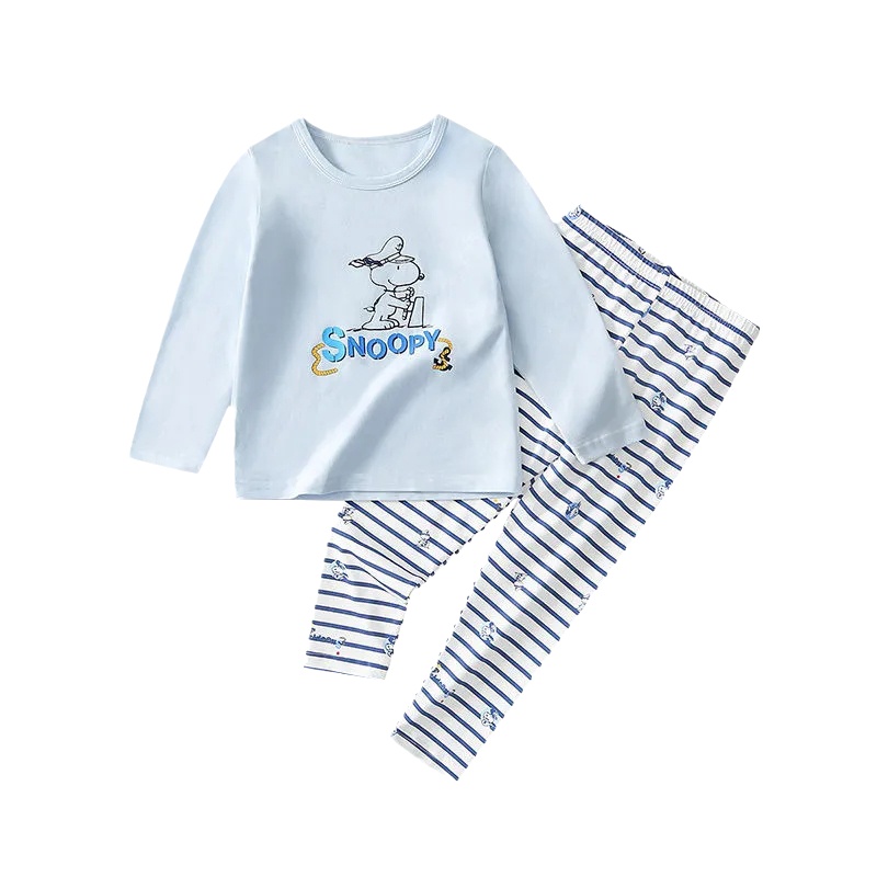 史努比SNOOPY童装男童内衣套装春秋新款儿童秋衣秋裤两件套