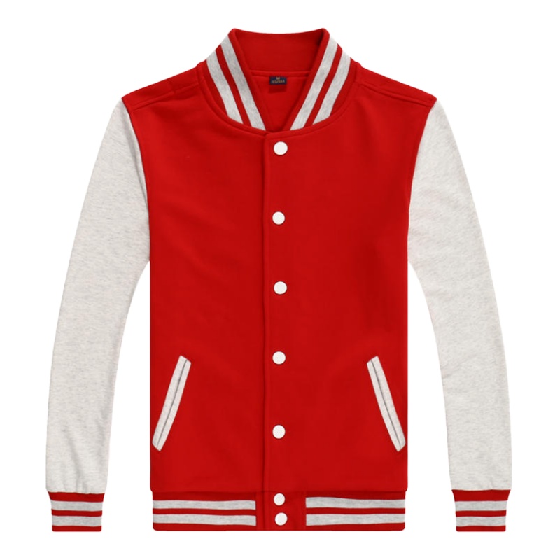 纽扣500克全棉棒球服ZD-8601