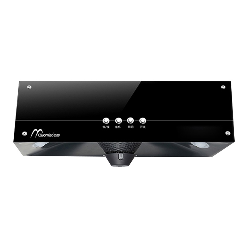 巧妙(QIAOMIAO)中式抽油烟机 特价油烟机超薄吸抽油烟机家用脱排 白线条-1米烟管 上门安装