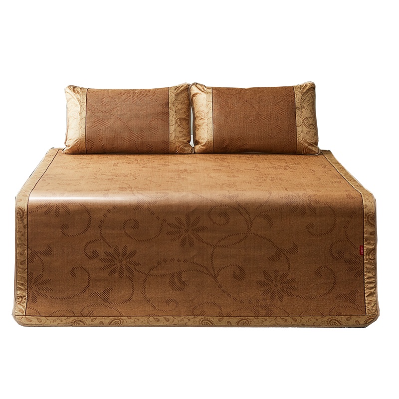 南极人席子夏天夏季凉席三件套折叠席子密藤席双人空调凉席 1.5米/1.8米床