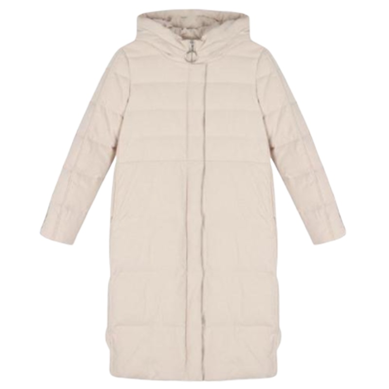 【专柜同款】连帽羽绒服女士2019冬季新款韩版时尚中长款直筒长过膝东大外套30094028