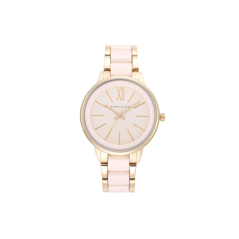 安妮克莱因（ANNE KLEIN）摩登复古系列时尚休闲潮流石英女表AK/V1412IVGB