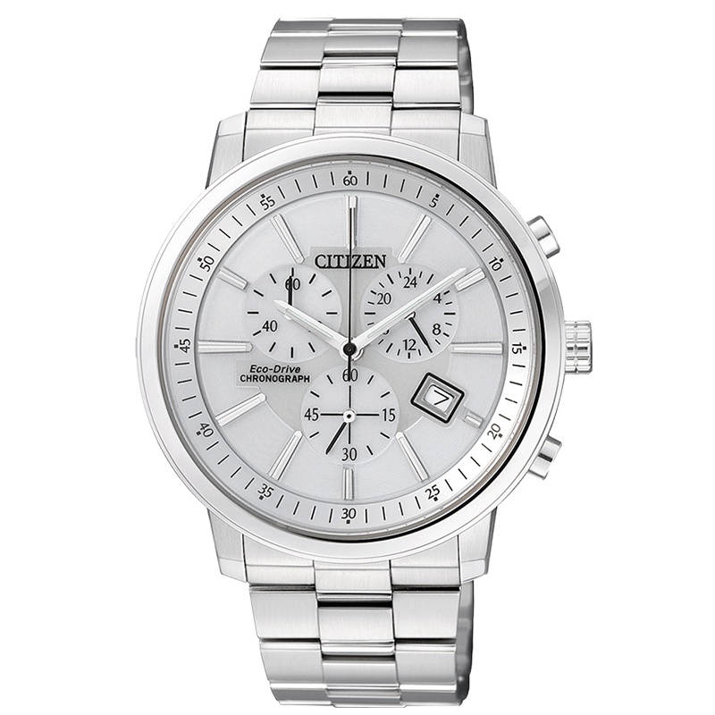 西铁城(CITIZEN)手表男士日本光动能三眼计时防水商务男表AT0495-51A