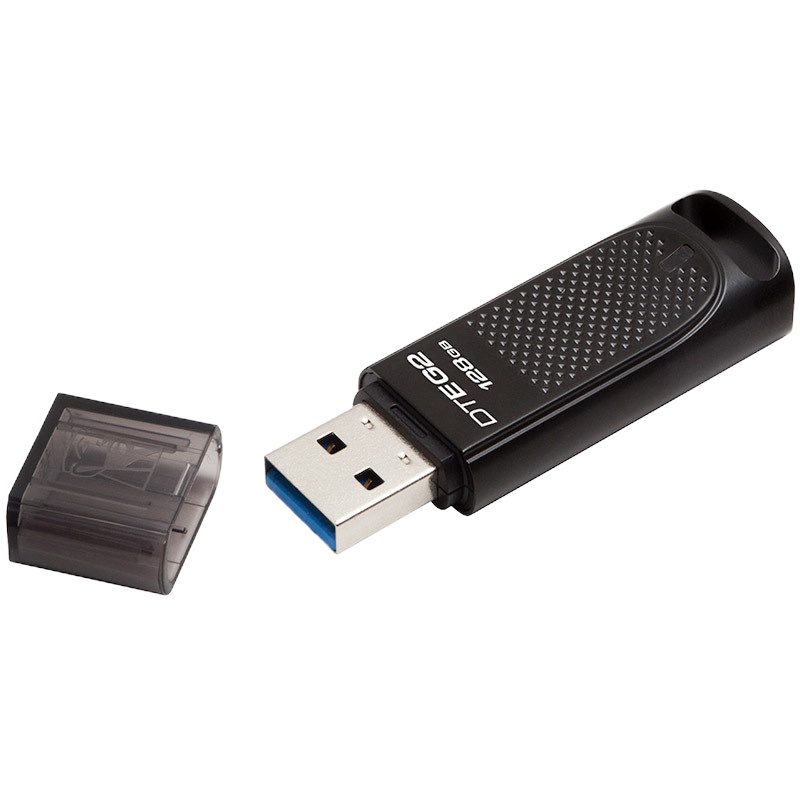 金士顿(Kingston)u盘 USB3.1 DTEG2 系统投标车载高速优盘 金属U盘128G