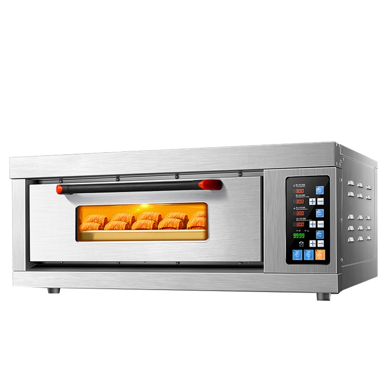 乐创(lecon)大型蛋糕披萨烤箱商用面包月饼焗炉一层两盘商用烤箱220V LC-YXDZ102