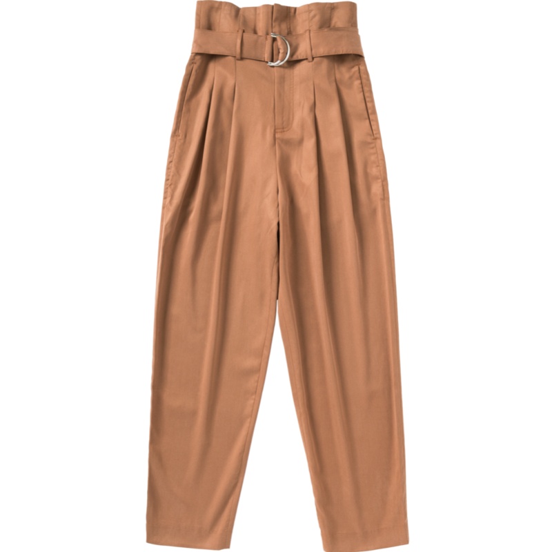 【满198减100预估价：54】森马休闲裤女2020夏季新款时尚阔腿长裤女装韩版垂感高腰显瘦裤子