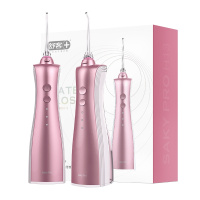 舒客(Saky)冲牙器H1317粉色舒克充电式便携洗牙器水牙线洁牙器洗牙机电动清洁口腔水牙线