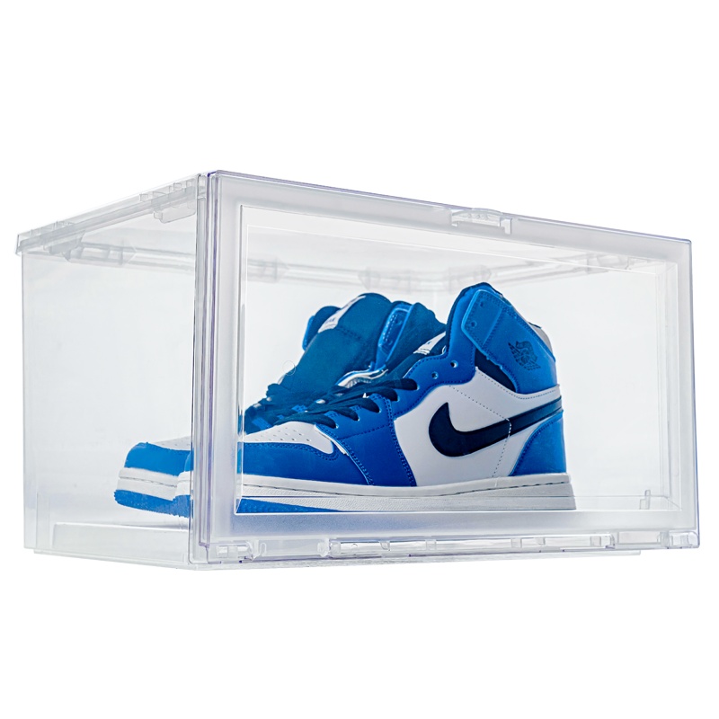 爱丽思鞋盒收纳盒透明塑料鞋盒防潮整理箱鞋柜宿舍神器4个装