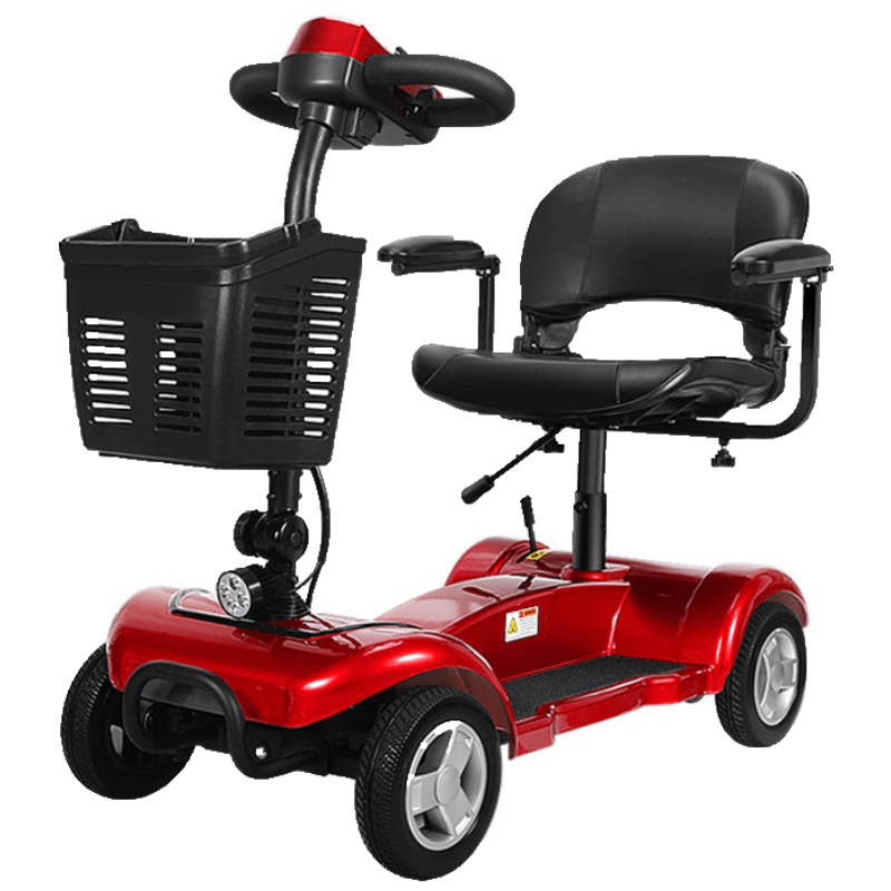 骏杰老人代步车四轮电动残疾人双人小型老年助力电瓶车折叠4轮车