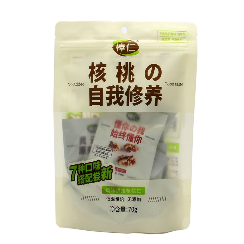 异果恋棒仁烘焙风味核桃仁子母袋7种口味休闲零食朝天琥珀核桃仁蜂蜜味椒盐味原味蔓越莓味紫薯味抹茶味蜜汁红枣味四川广元特产