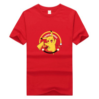 情侣装短袖皮卡丘联名潮2019新款夏装t恤牌韩版宽松T恤【210克重100%棉】