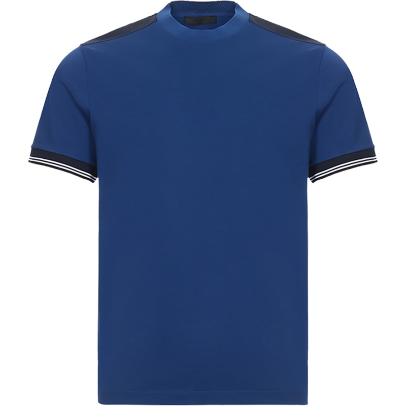 PRADA 普拉达 男款棉/锦纶圆领短袖T恤 UJN618 1S8H