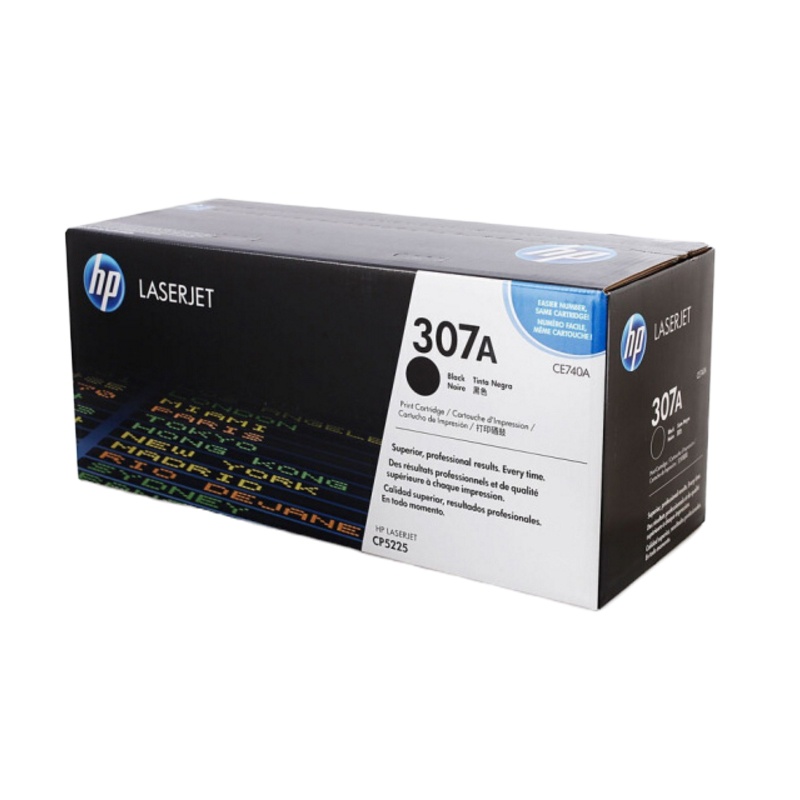 惠普 CE740A 307A 黑色原装 LaserJet 硒鼓 适用LaserJet CP5220