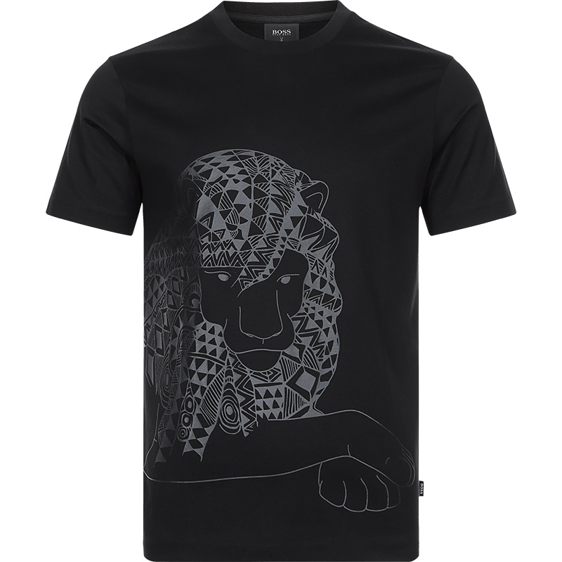 HUGO BOSS 雨果博斯 男士棉质圆领短袖T恤衫 50423048