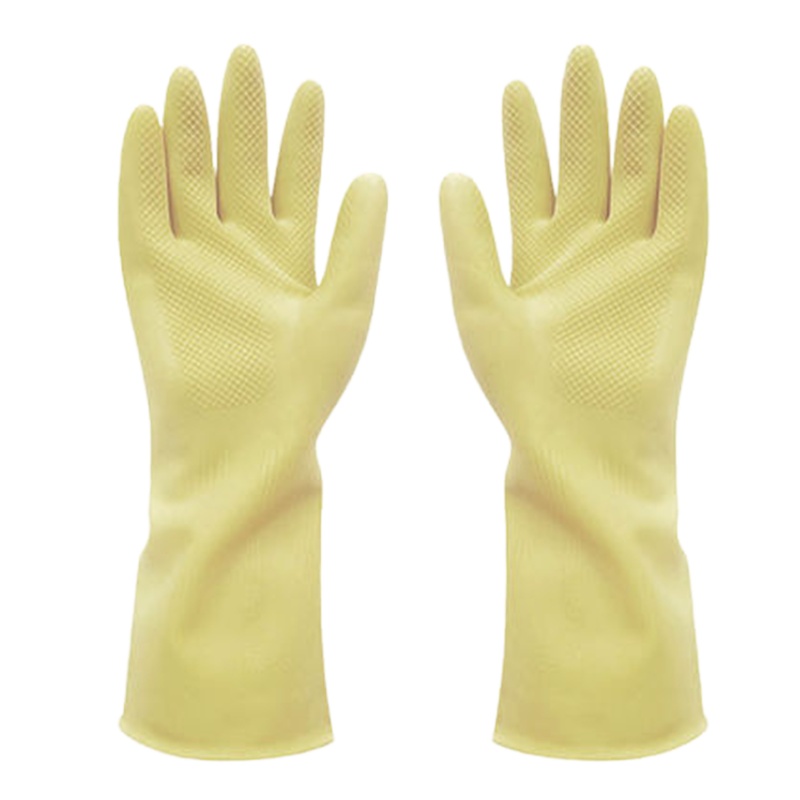 牛筋乳胶手套 SCP-304 加厚耐磨防水家务清洁手套(50双起订)