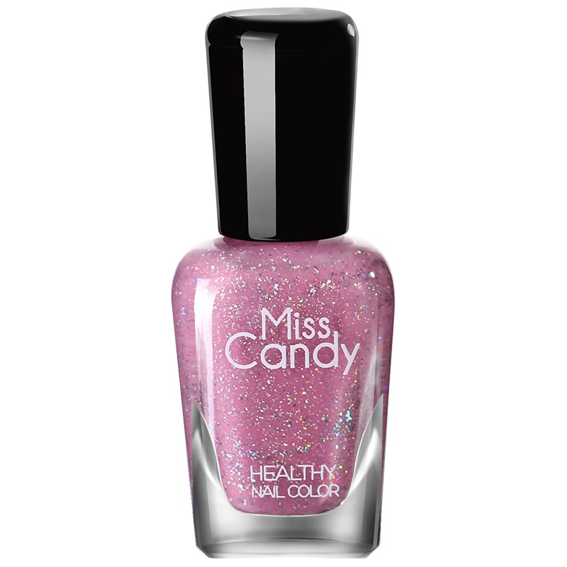 Miss Candy健康甲油可撕指甲油无味环保持久美甲 诉说/镭射粉 NE005